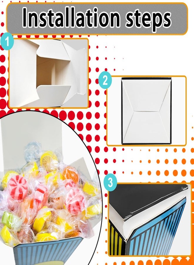 MUNILAIL 12 Pcs Hero Party Favor Boxes Super Theme Treat Boxes City Gift Boxes Candy Goodies Boxes for Boys Girls Birthday Party Decorations Supplies - Image 3